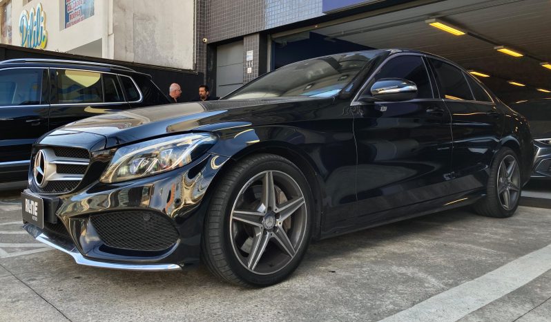 MERCEDES BENZ C250 SPORT 2.0 TURBO GASOLINA 2015 BLINDADO MASTER PROTECGARD full